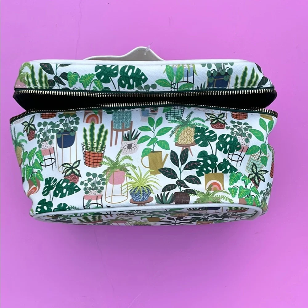 COPY - Tropical Plant Print Cosmetic Bag OCS Designs